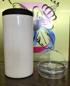 16 Ounce 4 in 1 Straight SUB Tumbler / Kooler with 2 lids