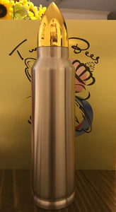 32 Ounce Bullet Thermos Gold or Silver – Twelve Bees Custom