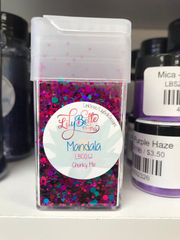 Glitter -  Mandala - Chunky Mix