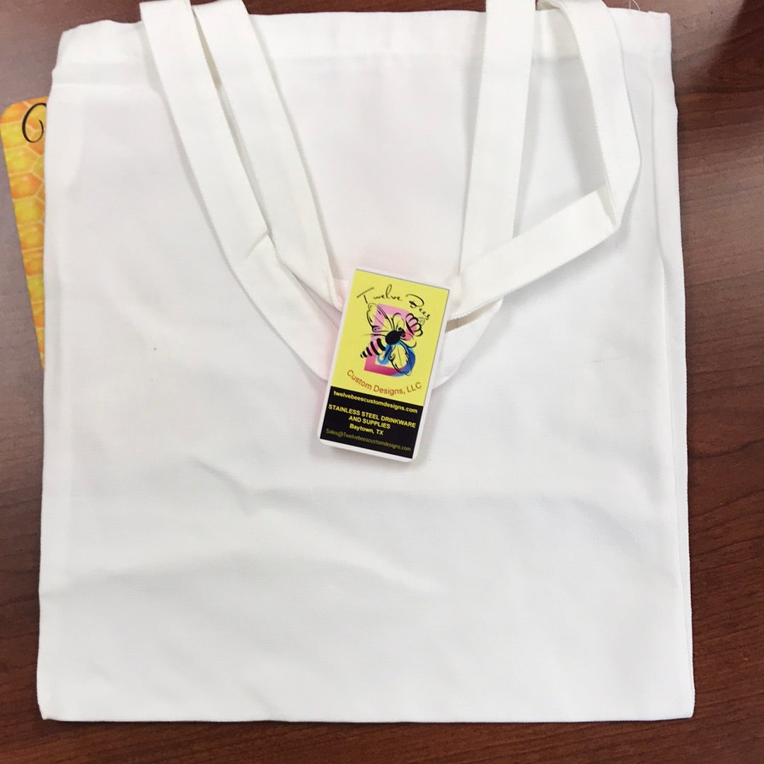 Canvas Polyester Tote Bag Sublimation