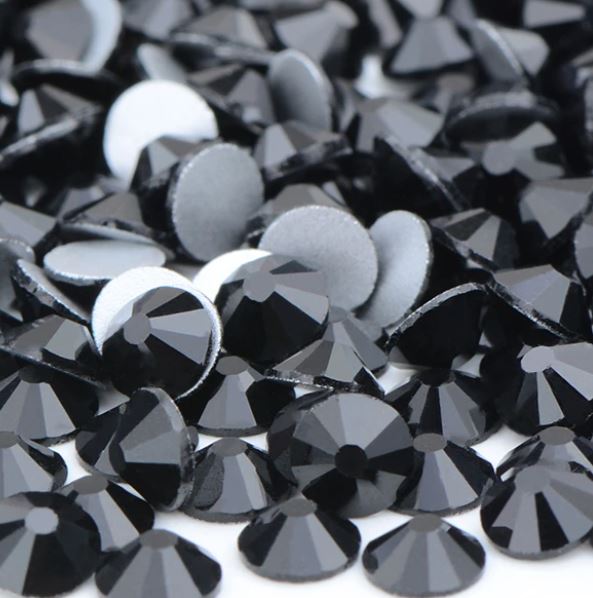 Rhinestones - Obsidian (Black) - Glass Non Hot-Fix