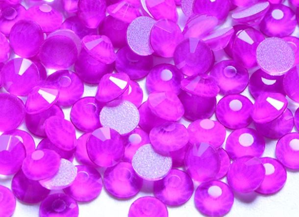 Rhinestones Neon Purple - Glass Non-Hotfix